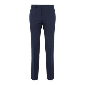 Hugo Boss Navy Blue Textured Dress Pants